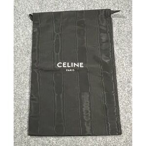Celine Dust Bag Large Drawstring Top Black Travel Laundry Bag Storage Hvyweight